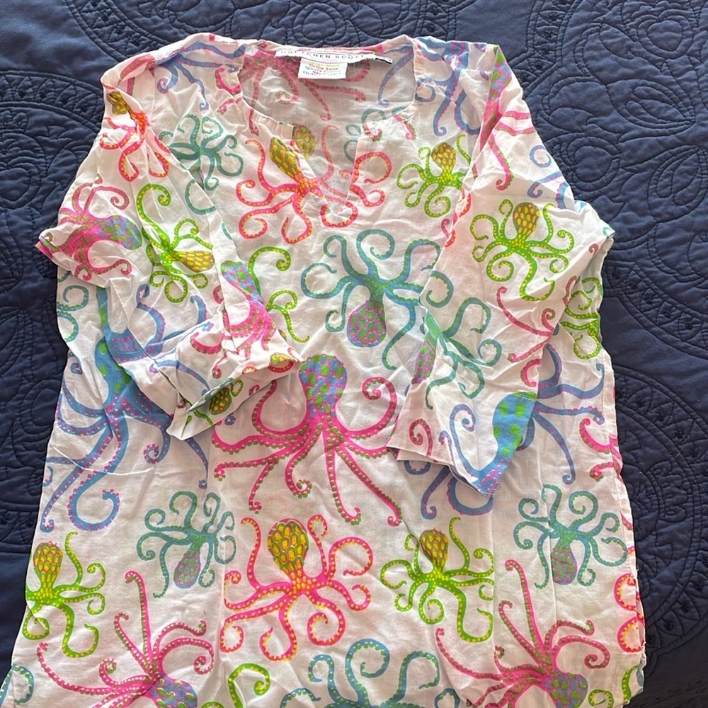 Colorful Octopus Girls GRETCHEN SCOTT Coverup